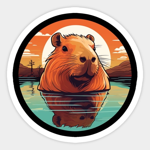 capybara Sticker by piratesnow